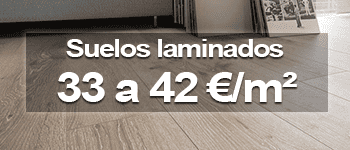 Suelos Laminados precio de 33€ a 42€