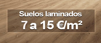 Suelos Laminados precio de 7€ a 15€