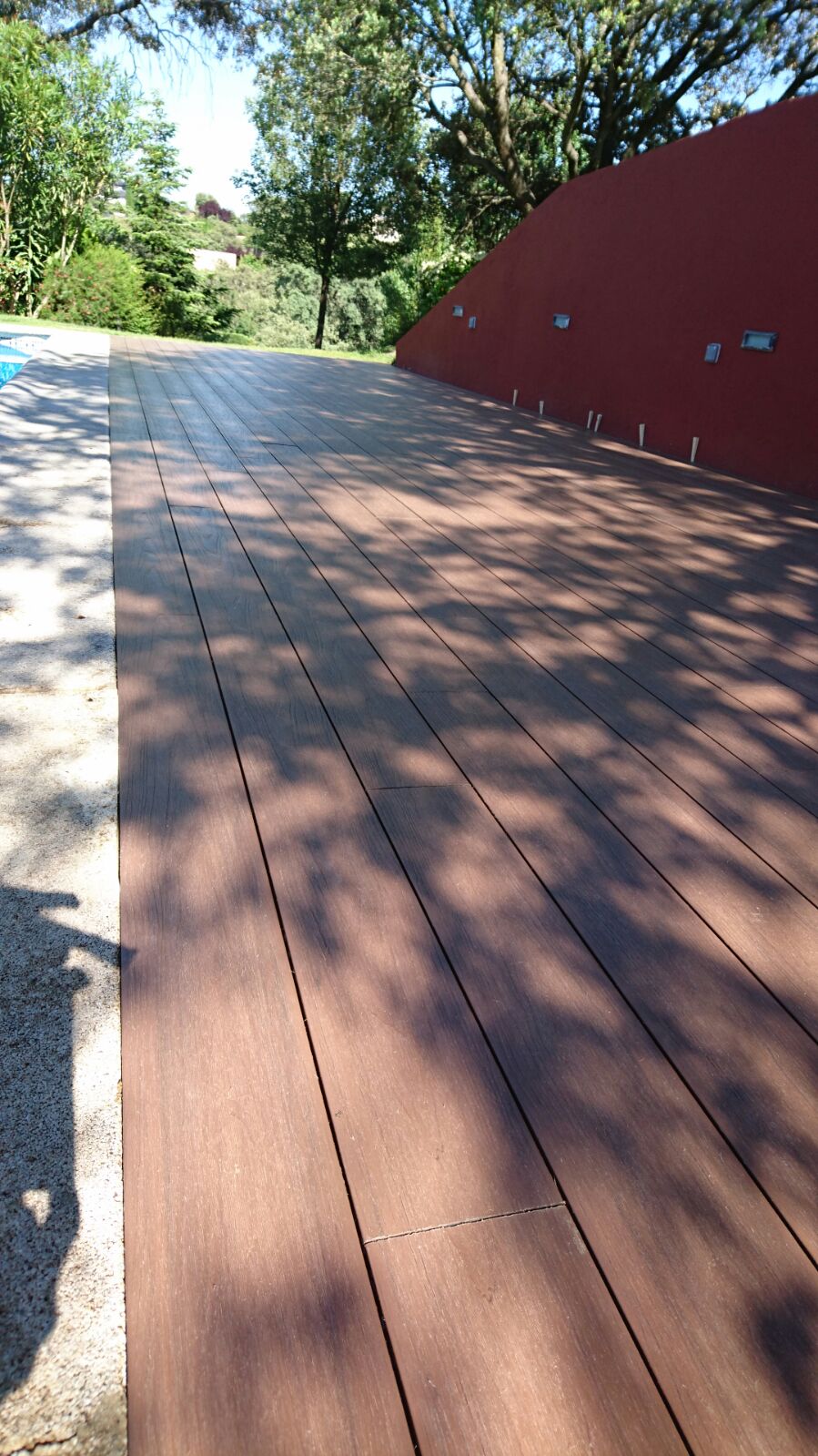 Piscina7 Majadahonda — Tarima exterior Madrid, Pavimentos Arquiservi