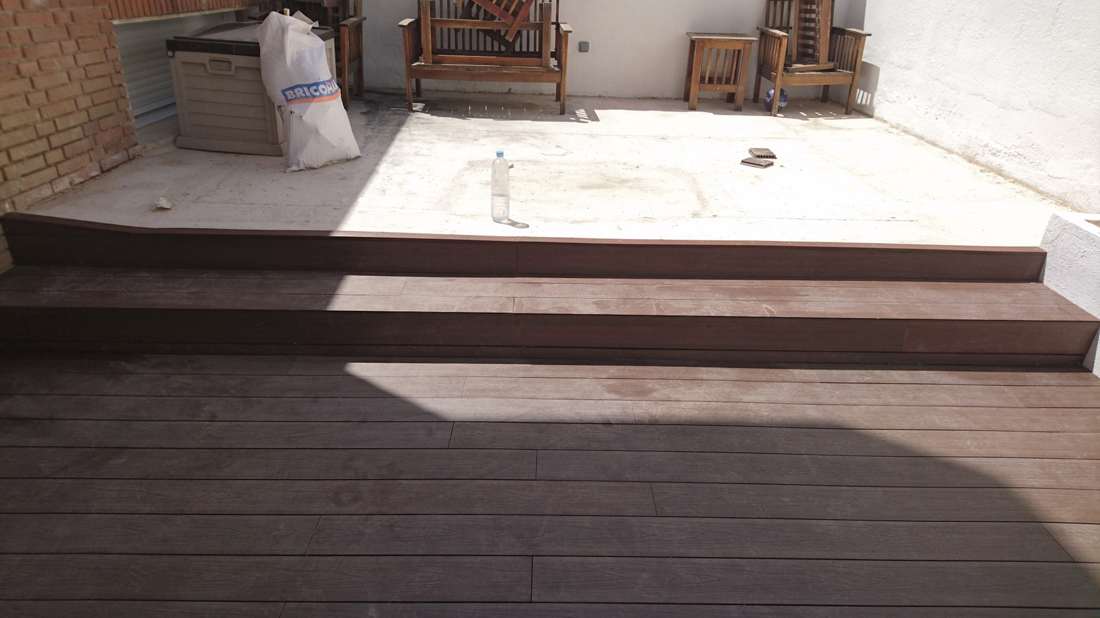 Terraza escalera2 Torrelonodones — Tarima exterior Madrid, Pavimentos Arquiservi