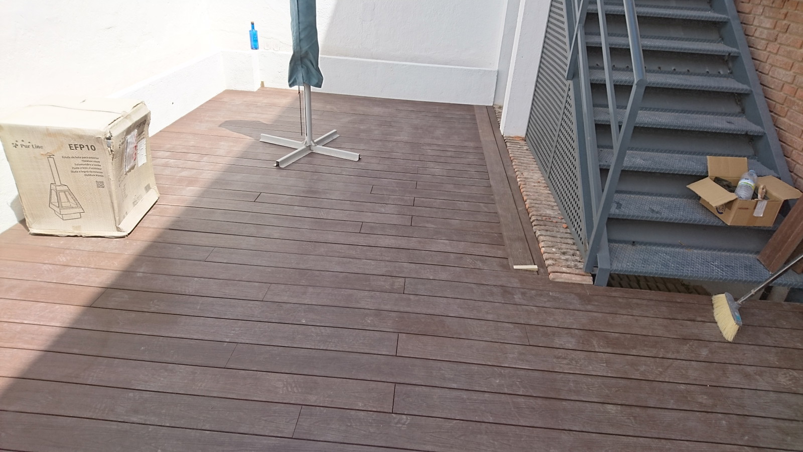 Terraza escalera4 Torrelodones — Tarima exterior Madrid, Pavimentos Arquiservi