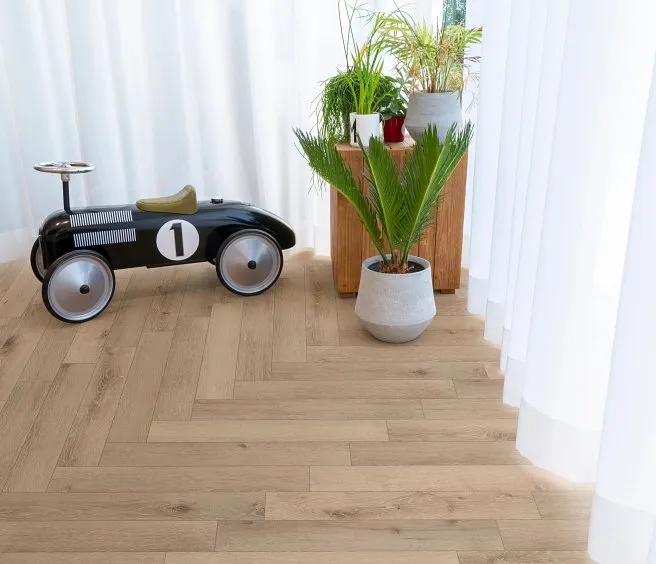 SPC espiga con textura madera real