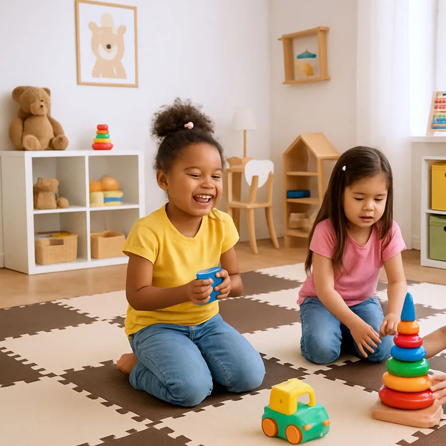 Suelos en formato PUzzle para niños.