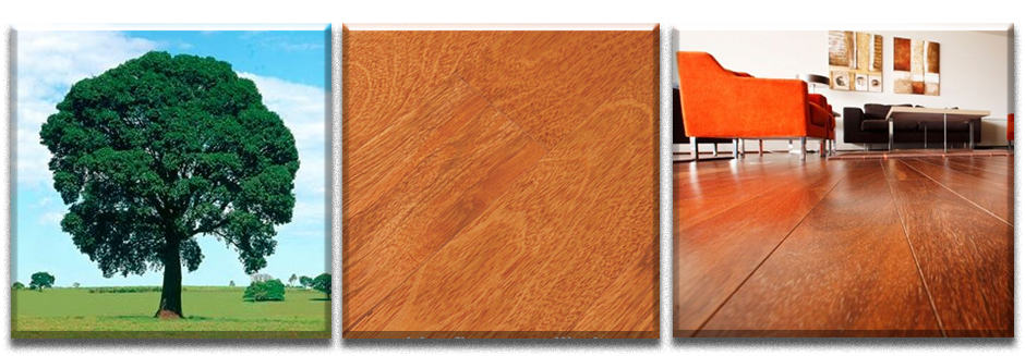 Suelo de Madera Natural de Jatoba