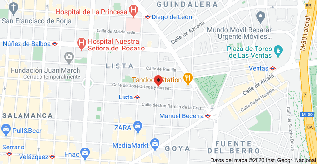 Mapa de Madrid