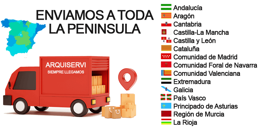 Enviamos a toda la peninsula